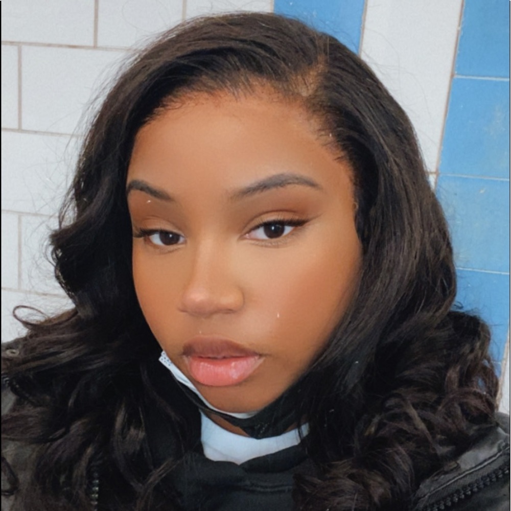 Invisible knots fake scalp 13x6 hd Swiss lace 16” 150% density worn once